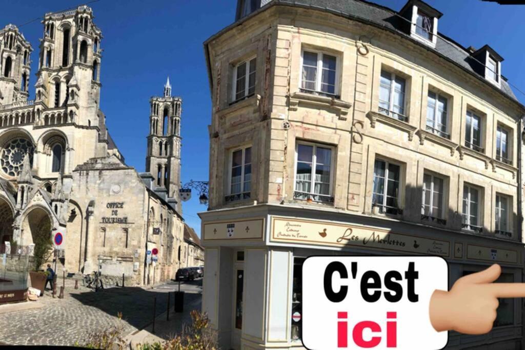 Laon : « Suite Privee Au Pied De La Cathedrale » Exteriör bild
