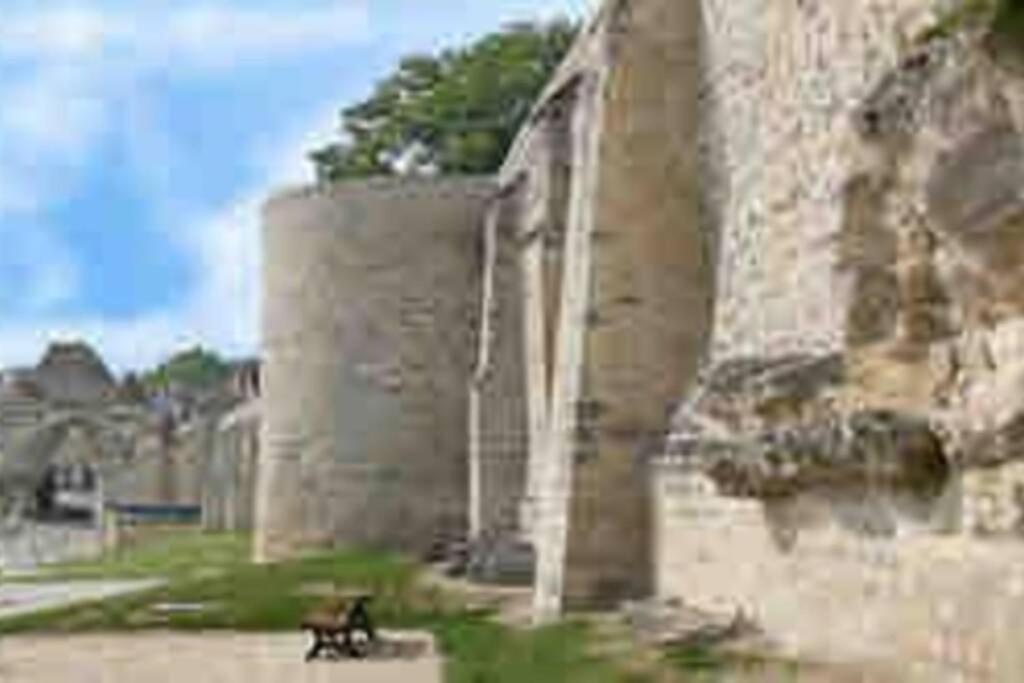 Laon : « Suite Privee Au Pied De La Cathedrale » Exteriör bild
